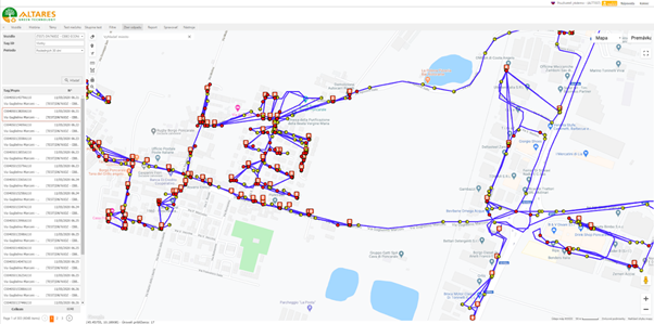 Altares, JRK ELWIS, gps monitoring zberových vozidiel, JRK-Altares Arco40EVO