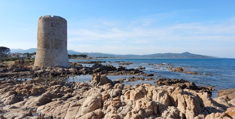Sardinia pobrežie